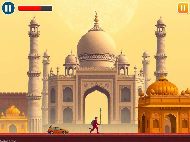 Hawa Mahal Level in Glider Rush India