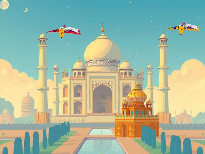 Golden Temple Level in Glider Rush India